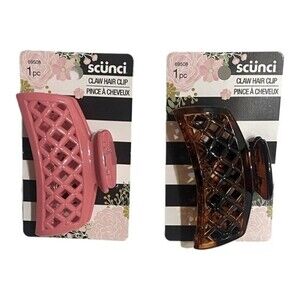 Scunci Jaw Hair Clips (Set of 2)